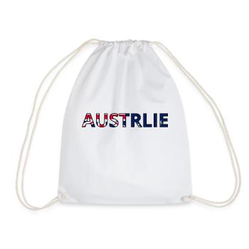 Drapeau Australie - Sac de sport léger - blanc - Devant