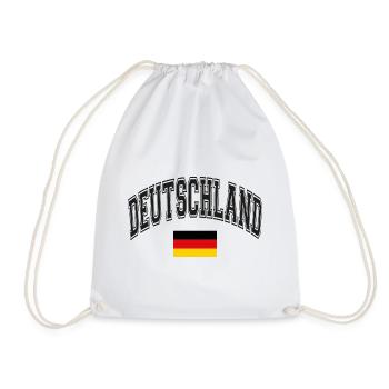 Deutschland - Turnbeutel - Weiß - Vorne