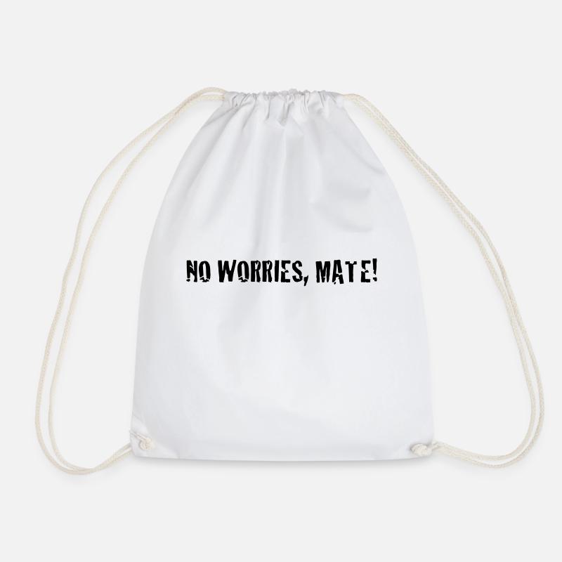 no worries mate ! - Sac de sport léger - blanc