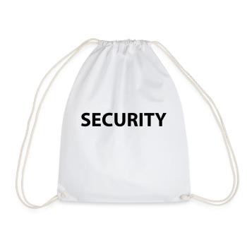 security - Turnbeutel - Weiß - Vorne