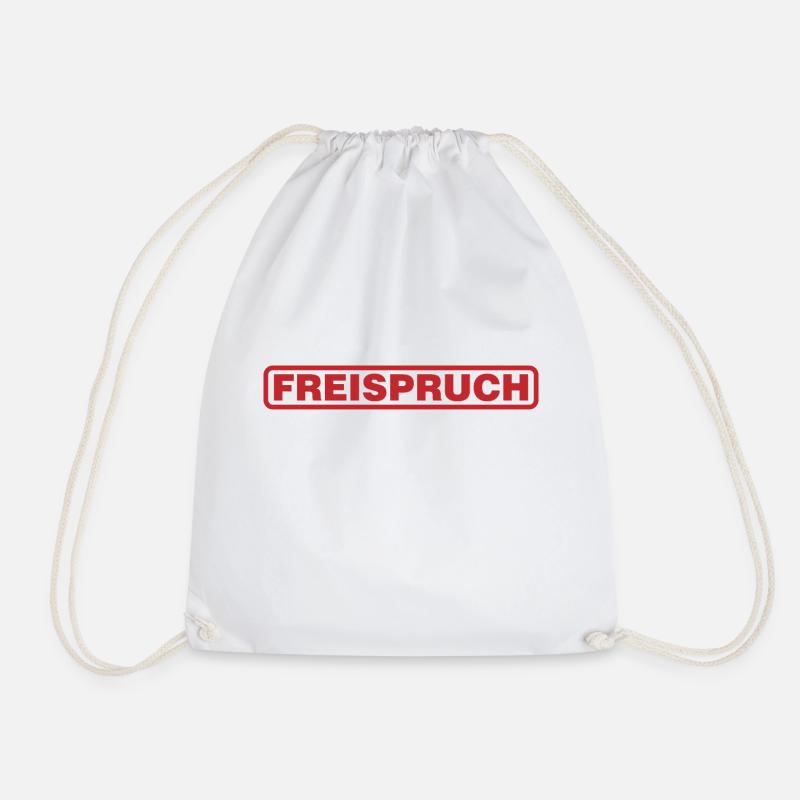 Freispruch Anwalt Beruf Jura Geschenk Justiz - Turnbeutel - Weiß