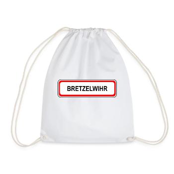 Pretzelwihr - Drawstring Bag - white - Front