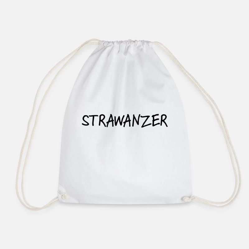 Strawanzer – Wienerisch - Turnbeutel - Weiß