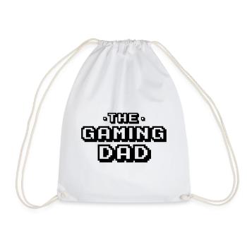 Gaming Dad Papa Gamer Geschenk - Turnbeutel - Weiß - Vorne