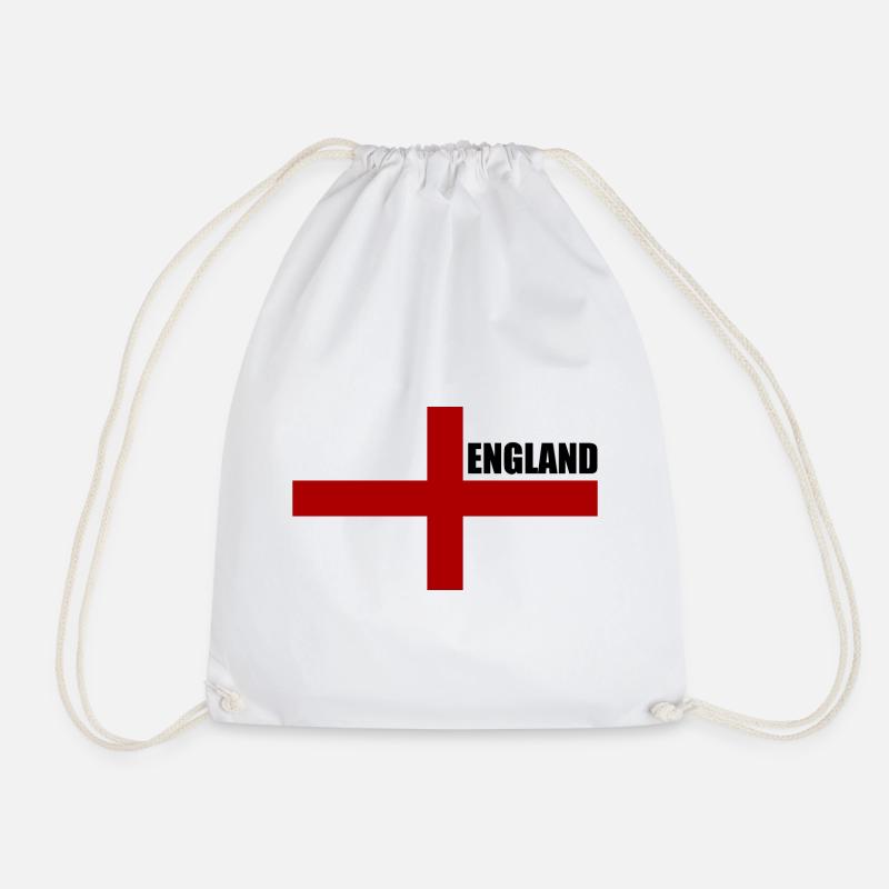 England - Drawstring Bag - white