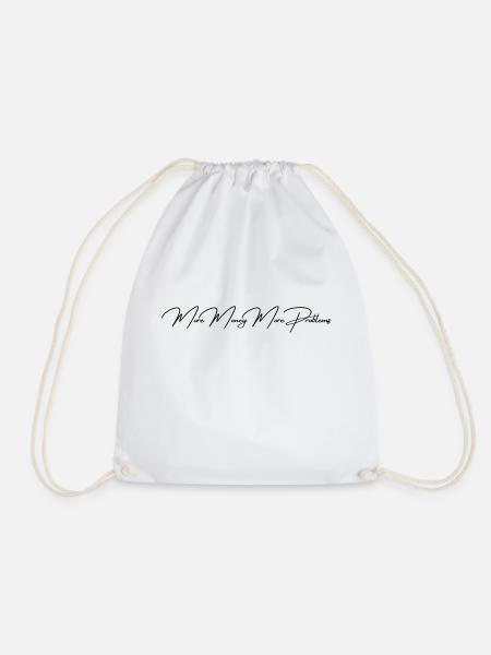MMMP sign - Drawstring Bag - white