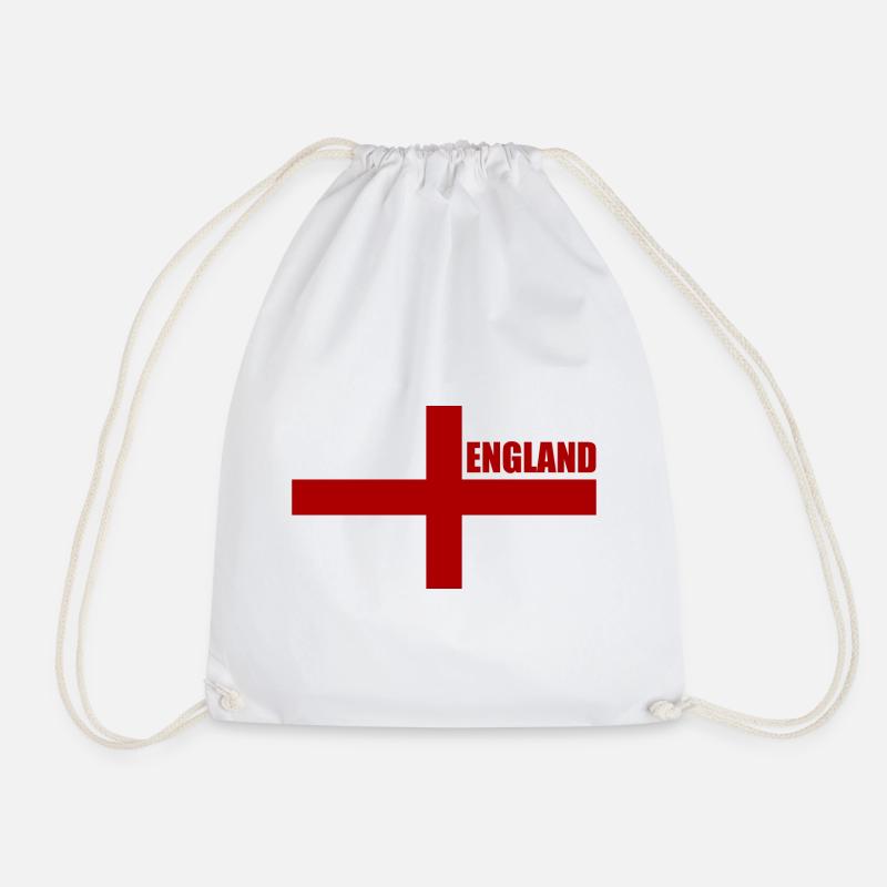 England - Drawstring Bag - white