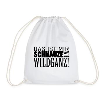 Schnauze - Turnbeutel - Weiß - Vorne