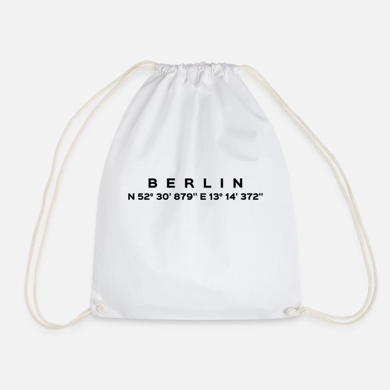 Berlin - Turnbeutel - Weiß