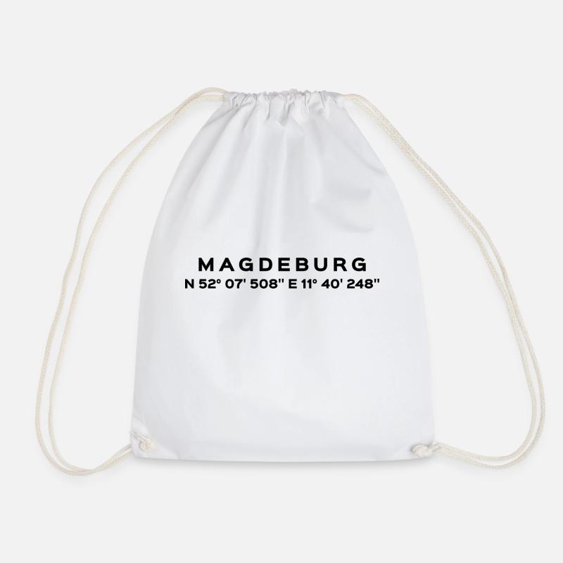 Magdeburg - Turnbeutel - Weiß