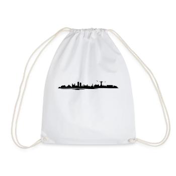 Skyline - Rio de Janeiro - Turnbeutel - Weiß - Vorne