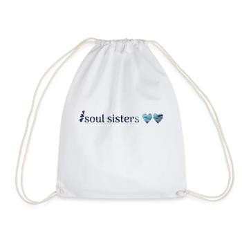 Freunde - soul sisters - Drawstring Bag - white - Front