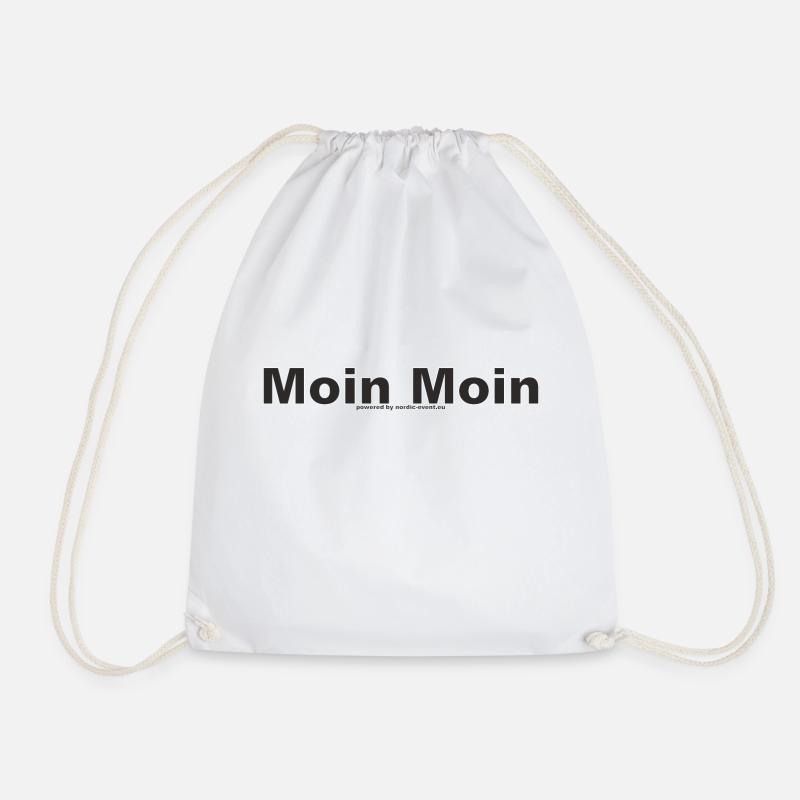 Moin Moin 1 - Turnbeutel - Weiß