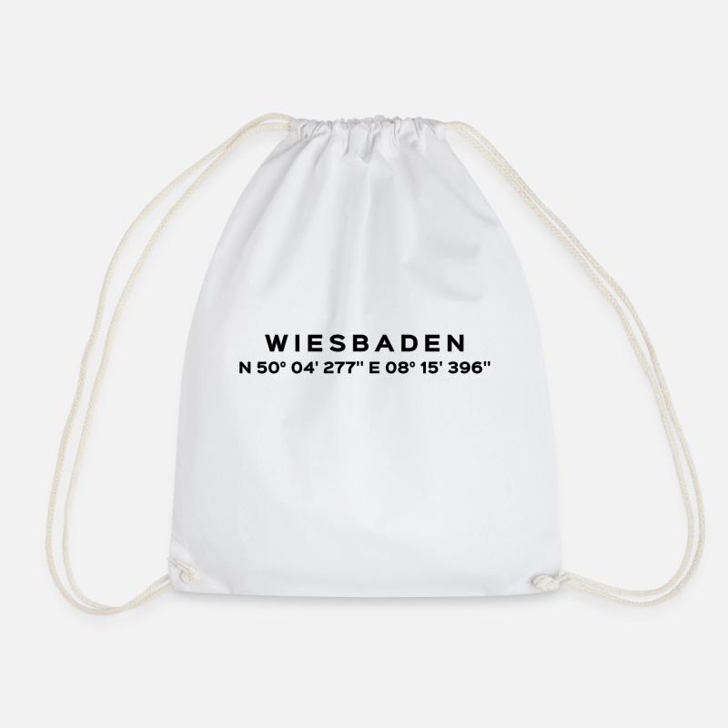 Wiesbaden - Turnbeutel - Weiß
