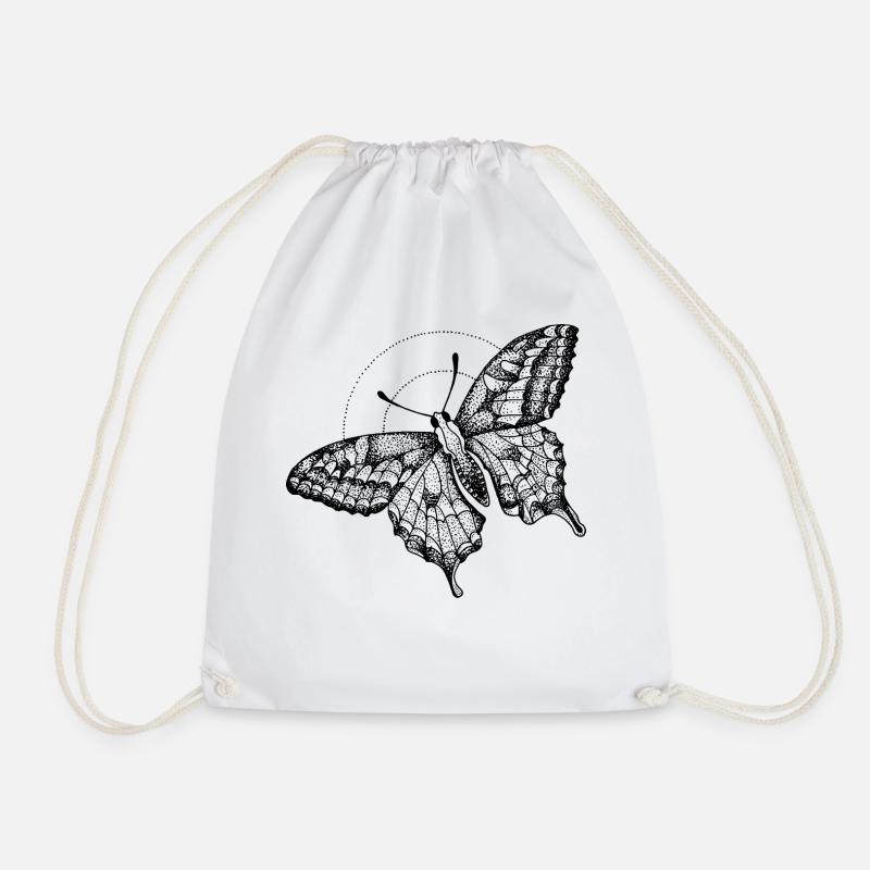 Papillon de nuit - Sac de sport léger - blanc