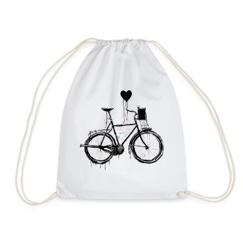 Tee-shirt Sweat Love Ride Tee - Sac de sport léger - blanc - Devant