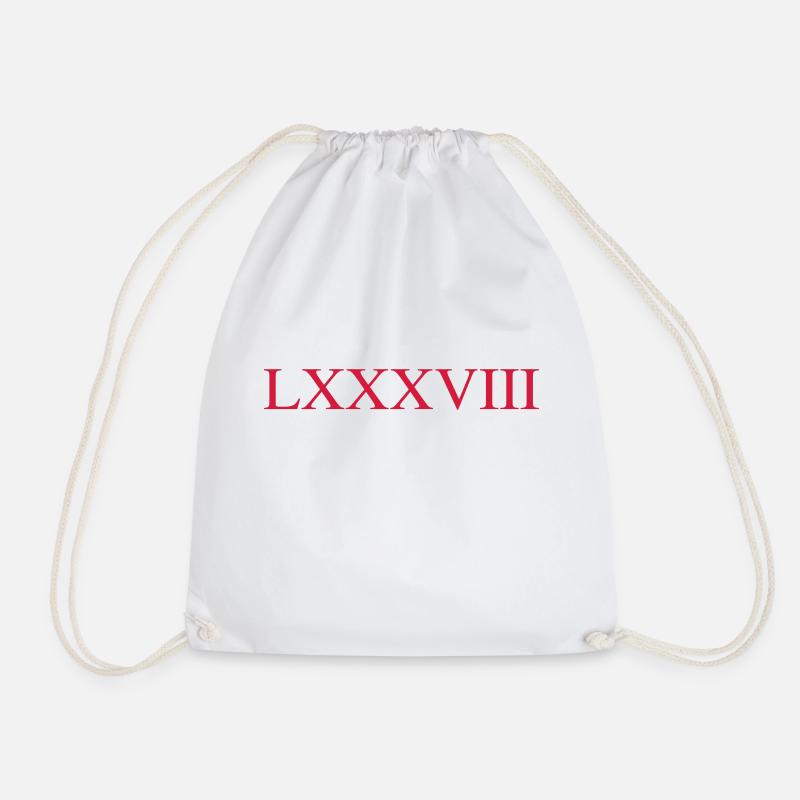 88 - Drawstring Bag - white