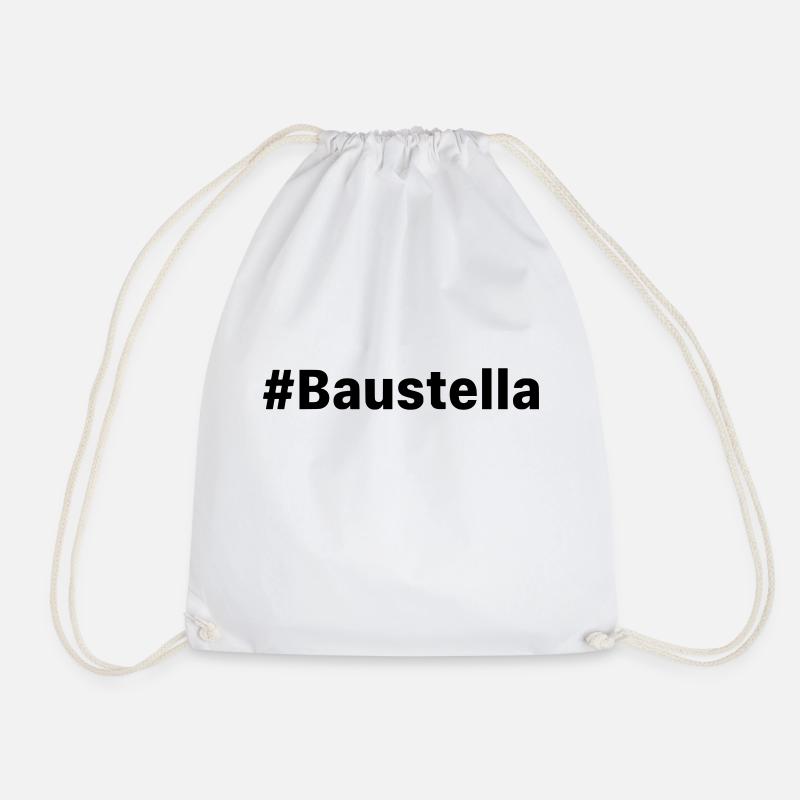 Baustella / chantier - Sac de sport léger - blanc