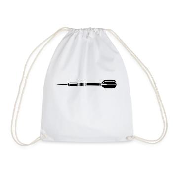 Dart Darts - Drawstring Bag - white - Front