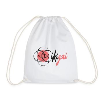 Ikigai - Sagesse japonaise - Sac de sport léger - blanc - Devant