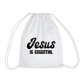Jesus Is Essential - Turnbeutel - Weiß - Vorne