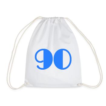 90. HAPPY BIRTHDAY. HAPPY BIRTHDAY - Drawstring Bag - white - Front