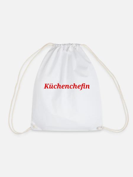 Küchenchefin - Turnbeutel - Weiß