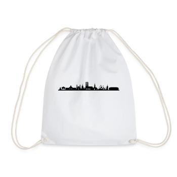 Skyline - München - Turnbeutel - Weiß - Vorne