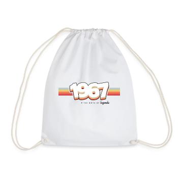 1967 The birth of legends - Drawstring Bag - white - Front