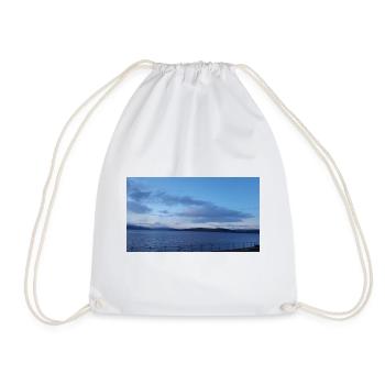 Evening Sky - Drawstring Bag - white - Front
