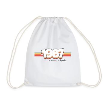 1987 the birth of legends - Drawstring Bag - white - Front