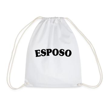 Esposo Husband To Be Groom Married Men Wedding - Drawstring Bag - white - Front