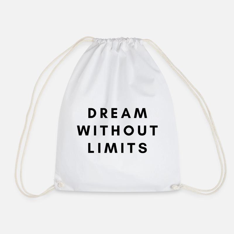 Dream without limits - Turnbeutel - Weiß