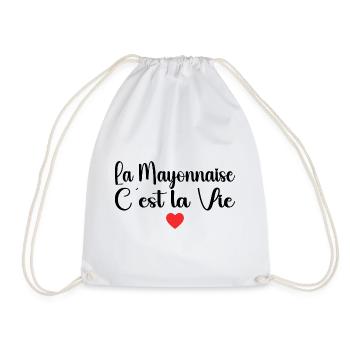 La Mayonnaise C'est La Vie - Sac de sport léger - blanc - Devant