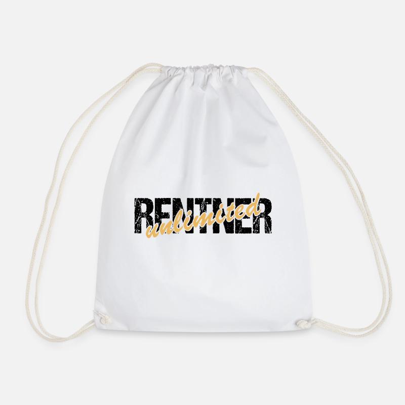 Rentner unlimited 2025 - Turnbeutel - Weiß