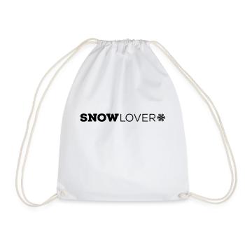 SNOW Lover - Drawstring Bag - white - Front