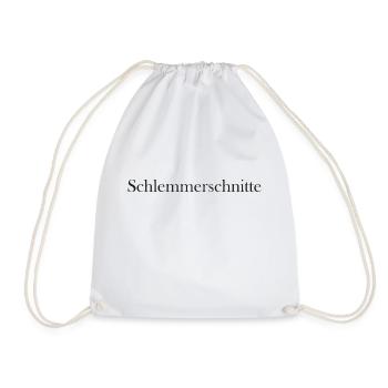 Schlemmerschnitte - Turnbeutel - Weiß - Vorne