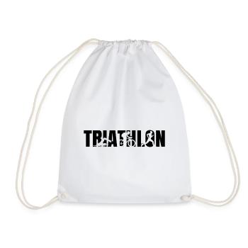 Triathlon - Turnbeutel - Weiß - Vorne