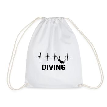 Plongée - Sac de sport léger - blanc - Devant