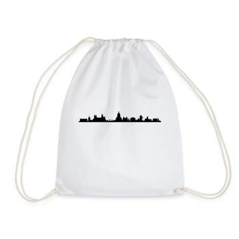 Skyline - Mainz - Turnbeutel - Weiß - Vorne