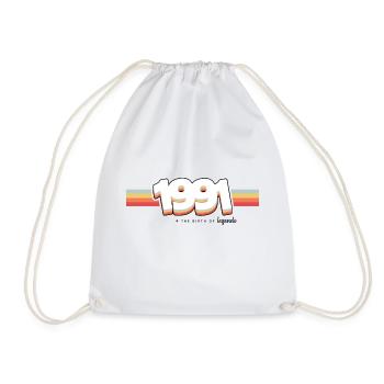 1991 Die Geburt der Legenden - Turnbeutel - Weiß - Vorne