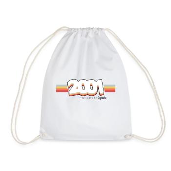 2001 the birth of legends - Drawstring Bag - white - Front