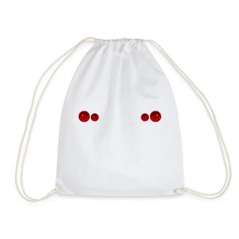 GTR R34 taillights - Drawstring Bag - white - Front
