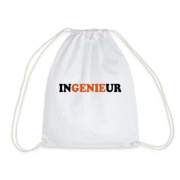 Ingenieur - Turnbeutel - Weiß - Vorne