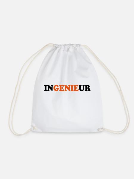 Ingenieur - Turnbeutel - Weiß