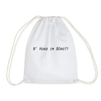 Chien au bureau - Sac de sport léger - blanc - Devant