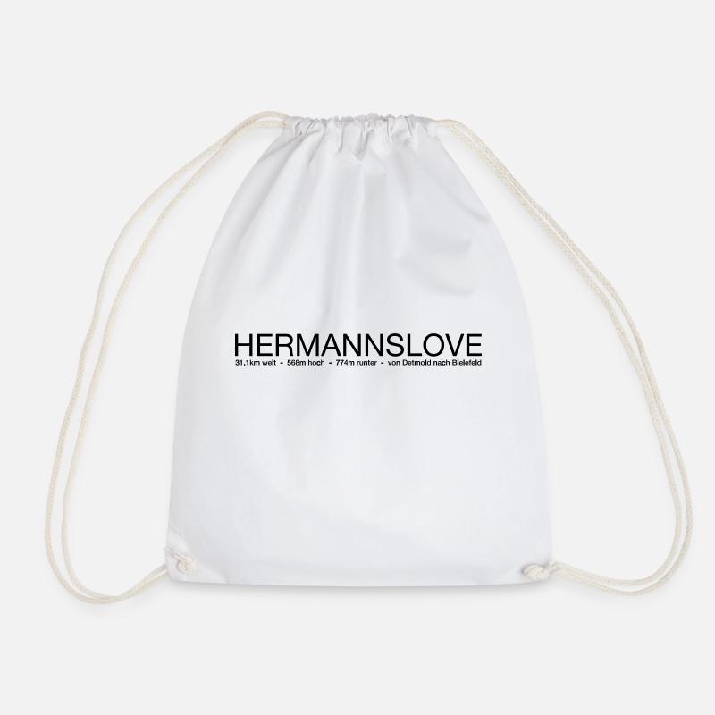 HERMANNSLOVE - 002 - Turnbeutel - Weiß