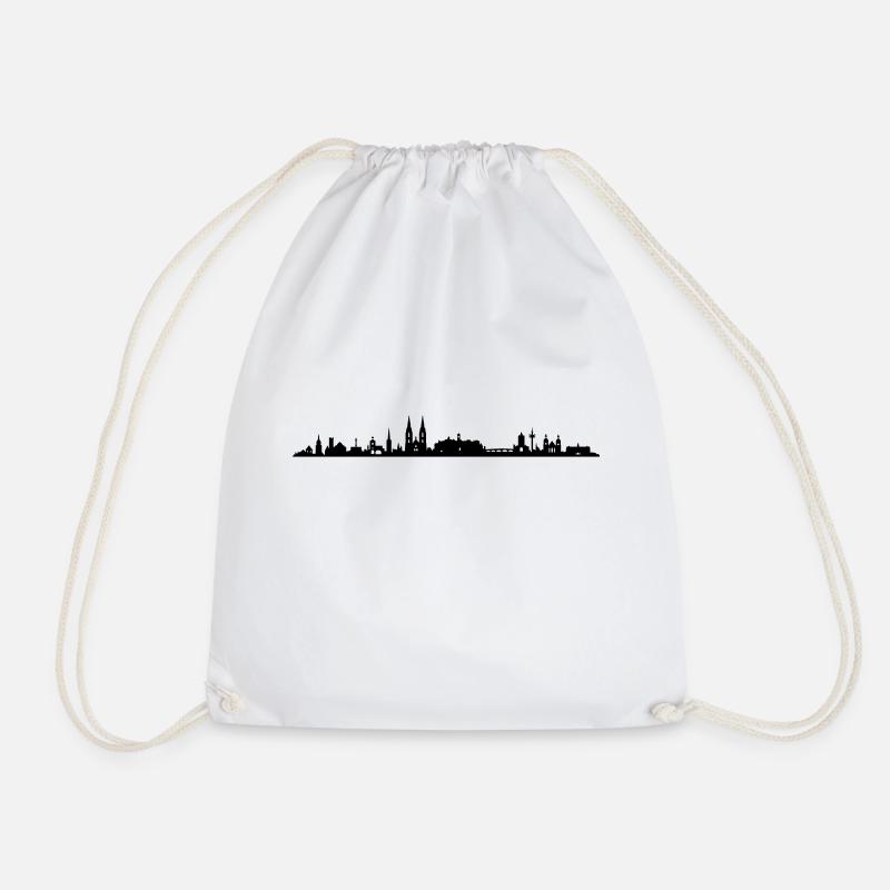 Skyline - Regensburg - Turnbeutel - Weiß