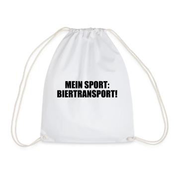 Mein Sport Biertransport - Turnbeutel - Weiß - Vorne