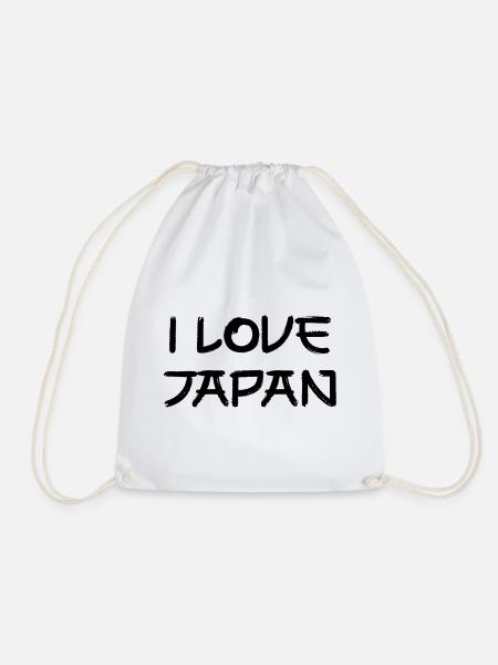 I Love Japan - Turnbeutel - Weiß